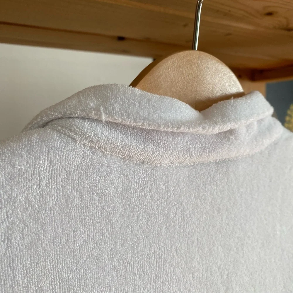 Emily Mccarthy White Terrycloth Lil Poppy Swim Cover Up Dress 4t